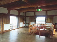 白石城三階櫓（天守閣）内
